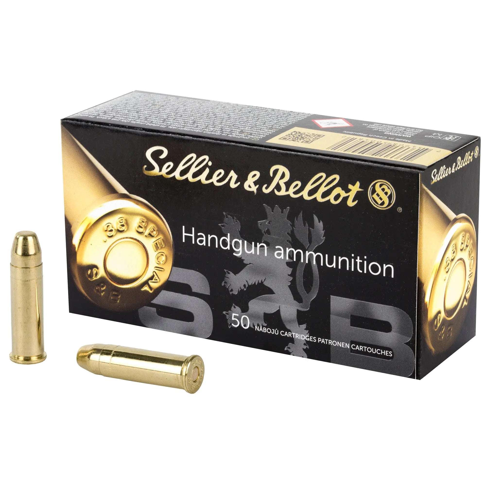 S&B 38SPL 158GR FMJ 50/1000 - American Ordnance