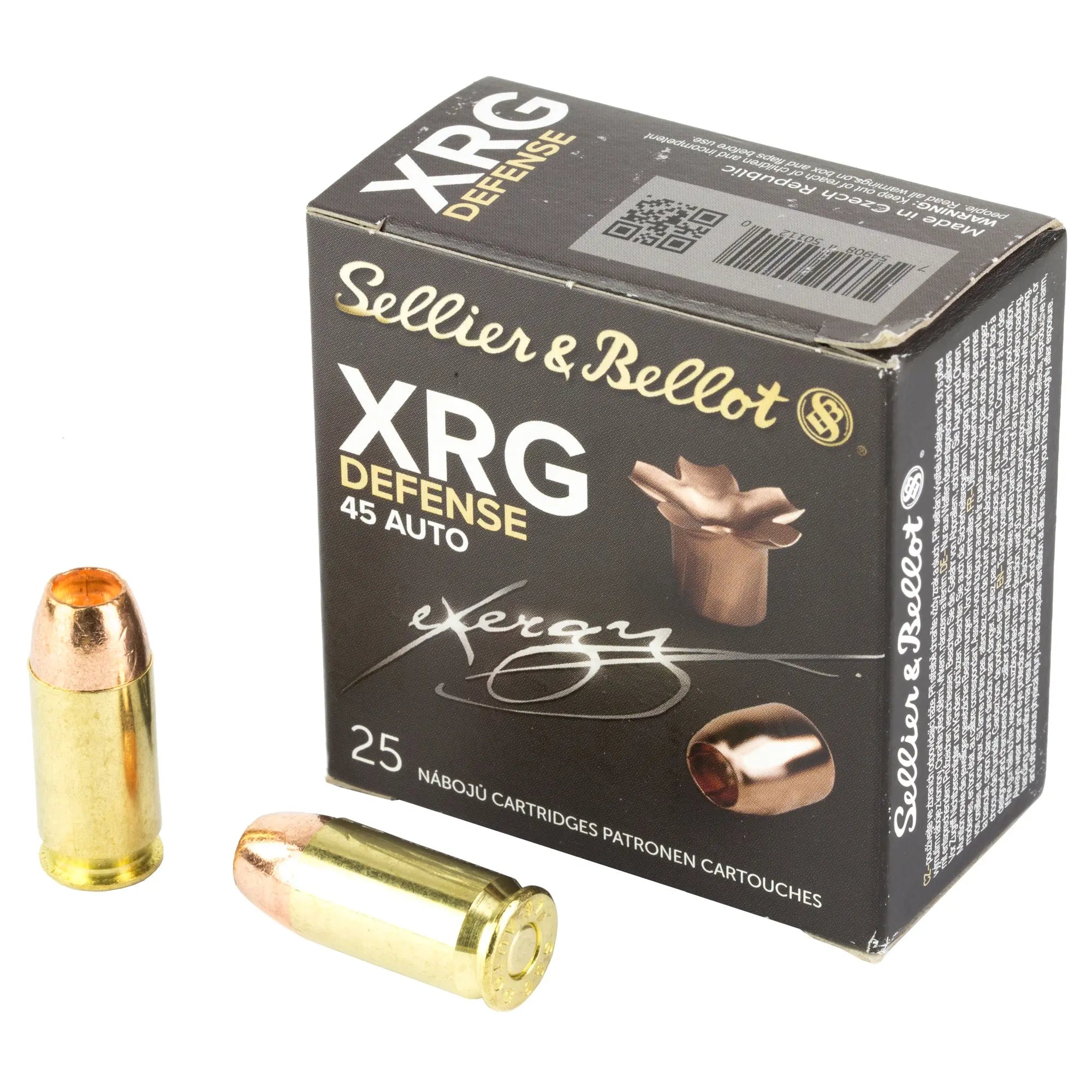 S&B 45ACP 165GR XRG 25/1000 - American Ordnance