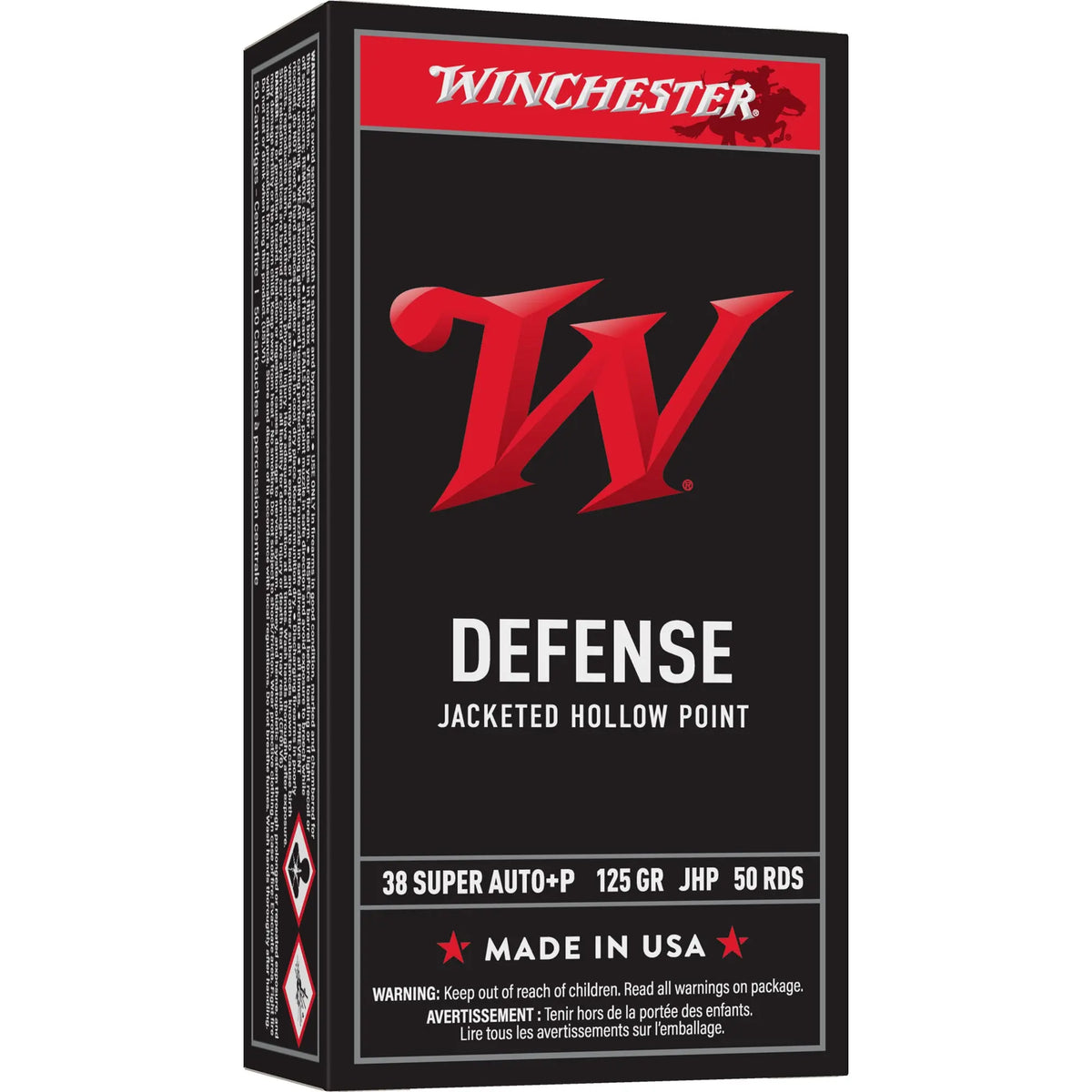 WIN USA WHITE BX 38SPR 125GR 50/500 - American Ordnance
