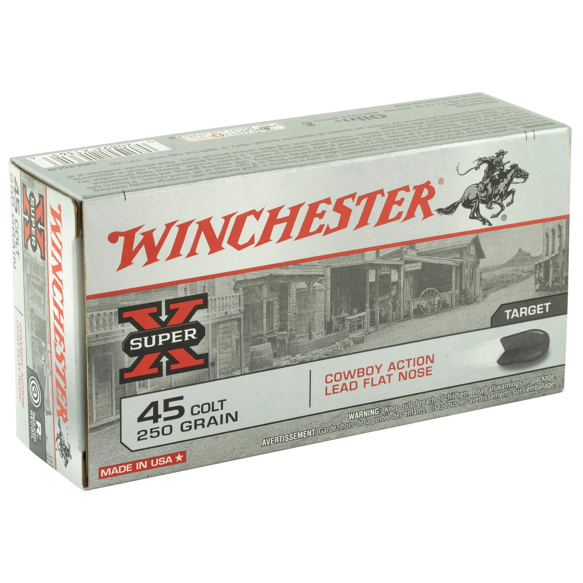 WIN USA 45LC 250GR LD CWBY 50/500 - American Ordnance