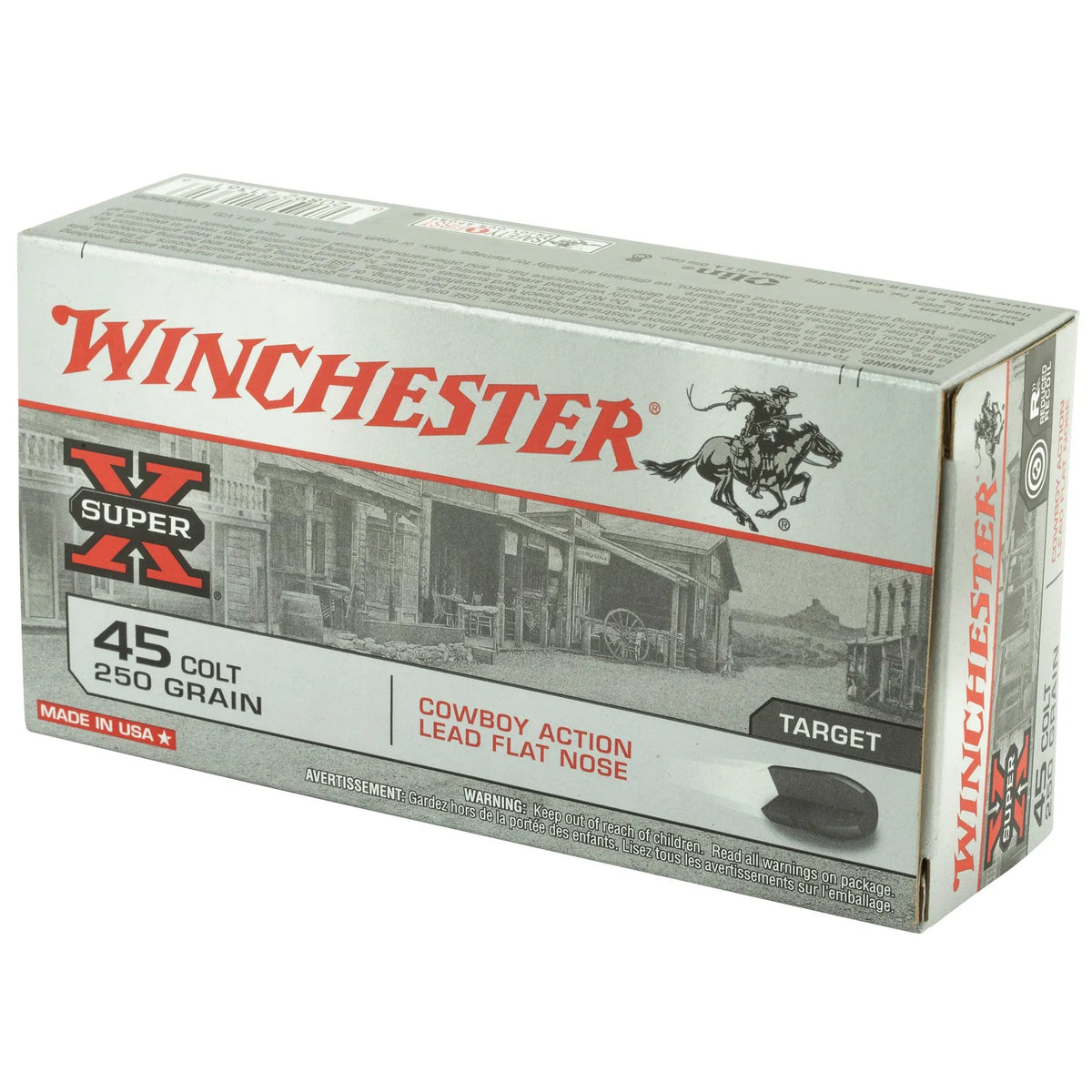 WIN USA 45LC 250GR LD CWBY 50/500 - American Ordnance