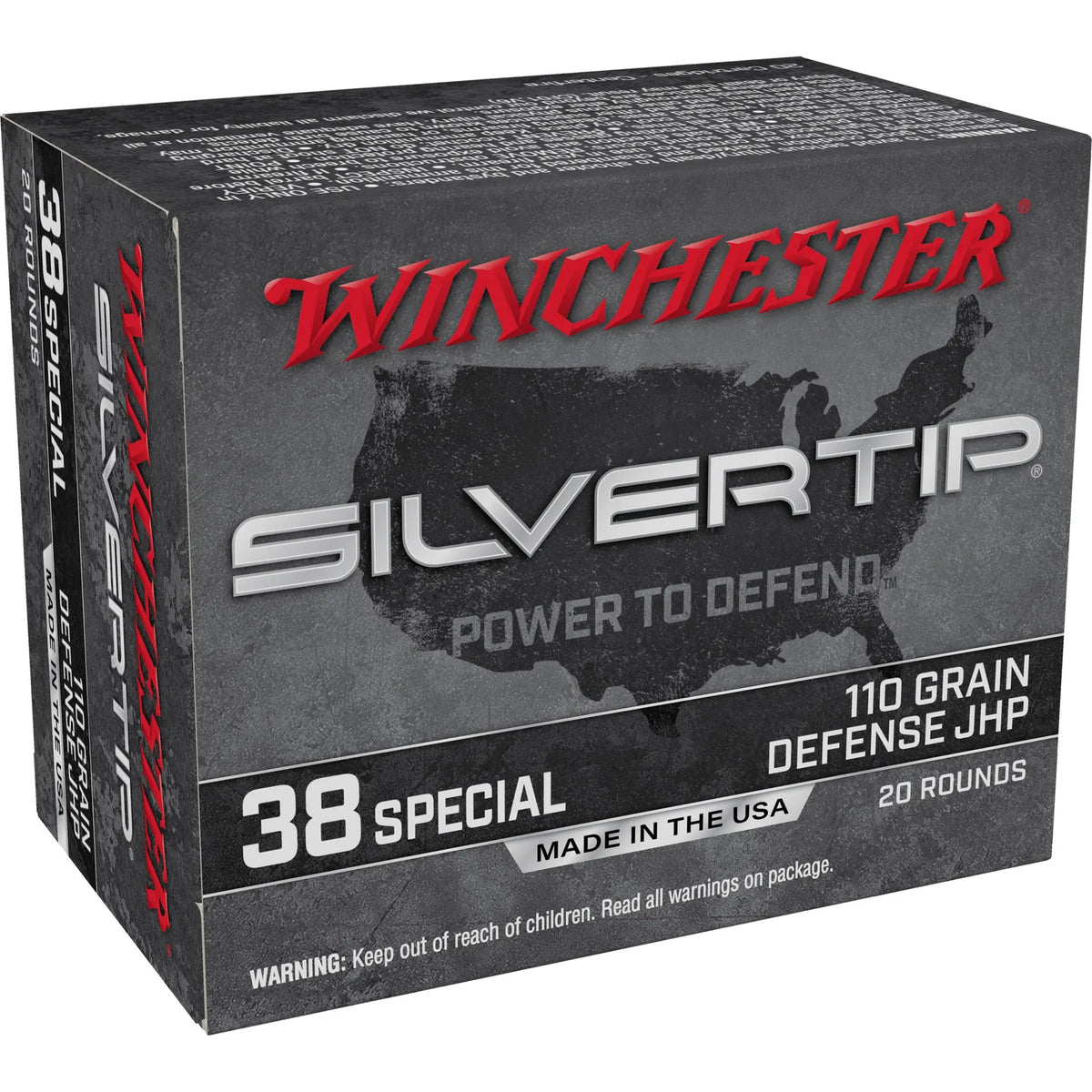 WIN SILVERTIP 38SPC 110GR HP 20/200 - American Ordnance