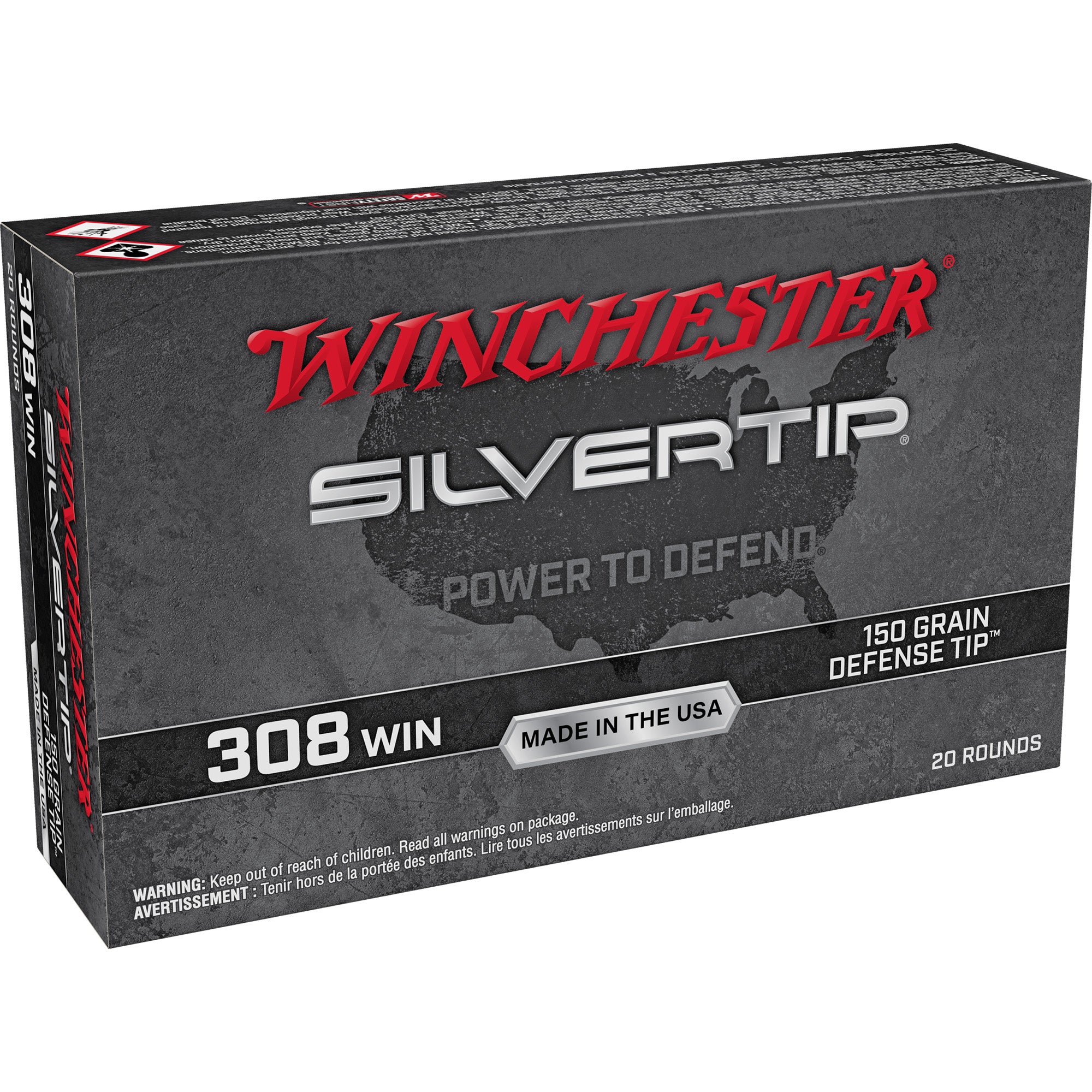 WIN SILVERTIP 308 WIN 150GR 20/200 - American Ordnance