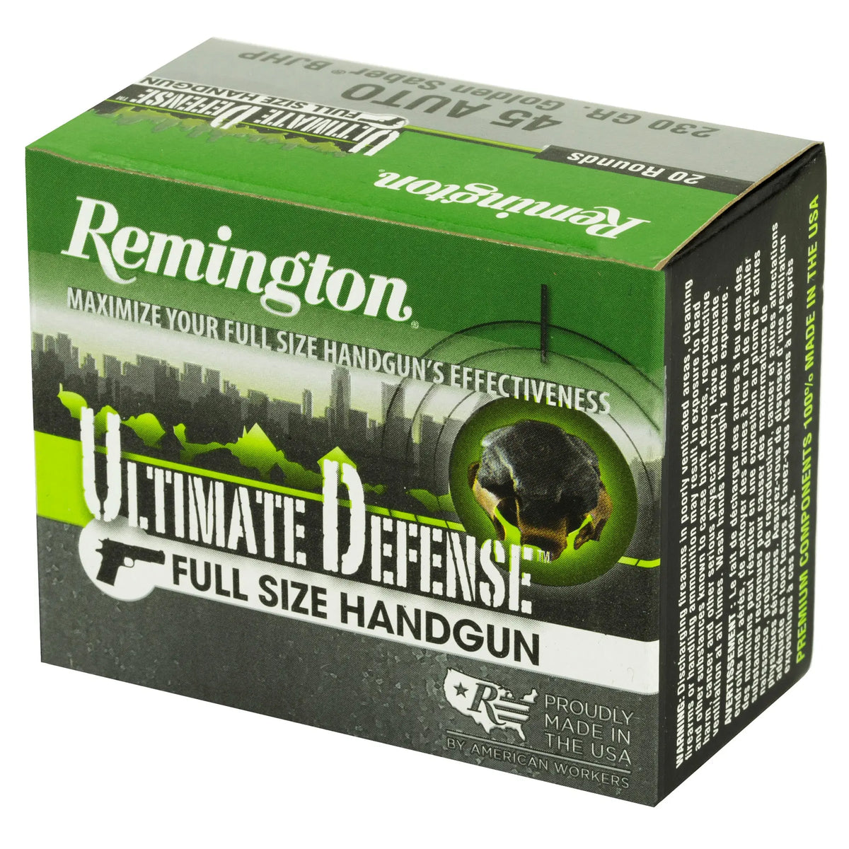 REM ULT DEF 45ACP 230GR BJHP 20/500 - American Ordnance