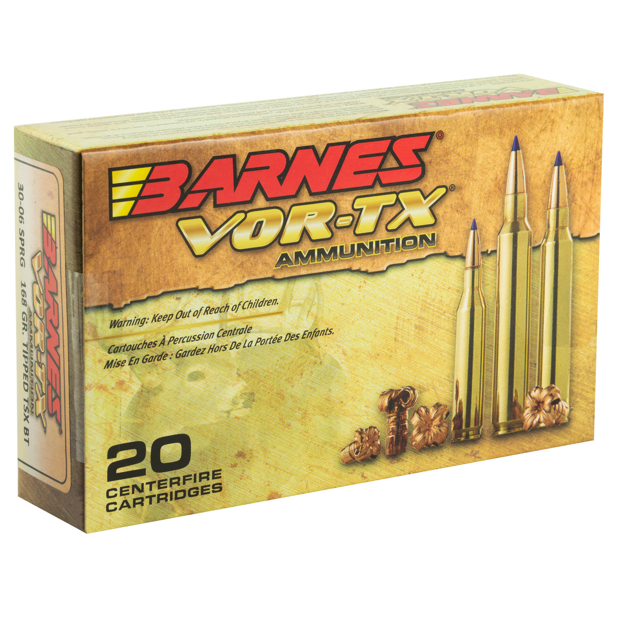 BARNES VOR-TX 3006 168GR TTSX BT 20RD