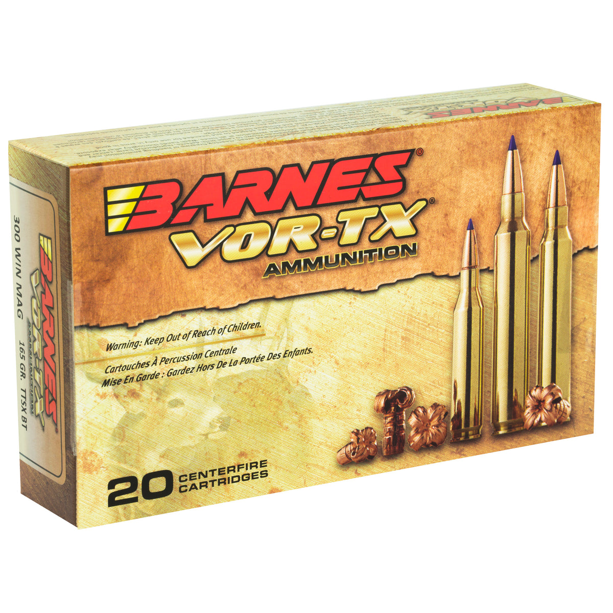 BARNES VOR-TX 300WIN 165GR TTSX 20RD