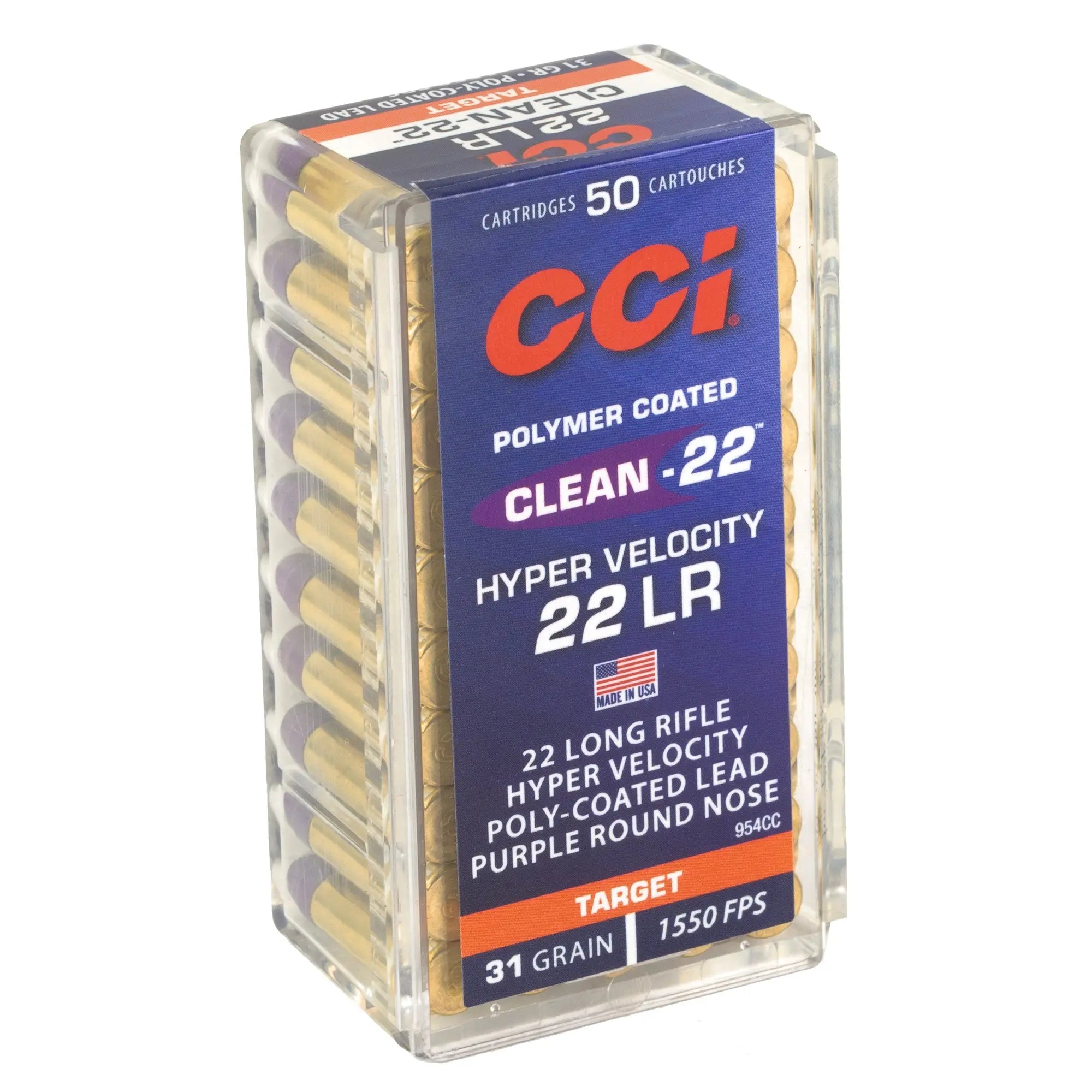 CCI HYPR VLCTY 22LR 31GR LN 50/5000 - American Ordnance