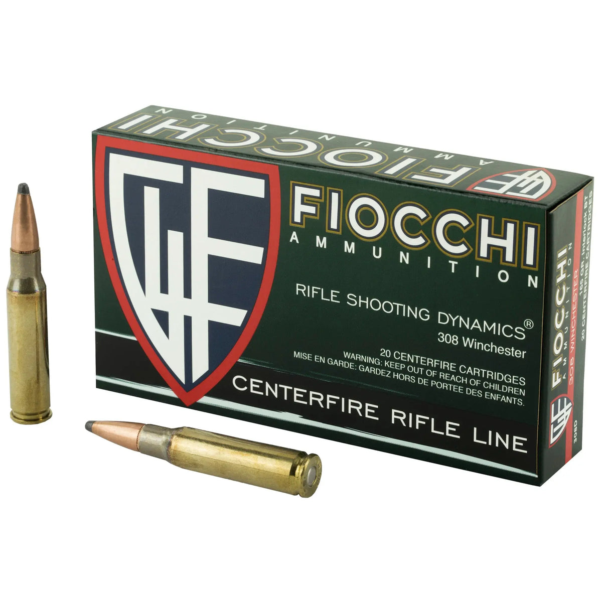 FIOCCHI 308WIN 165GR INT BTSP 20/200 - American Ordnance