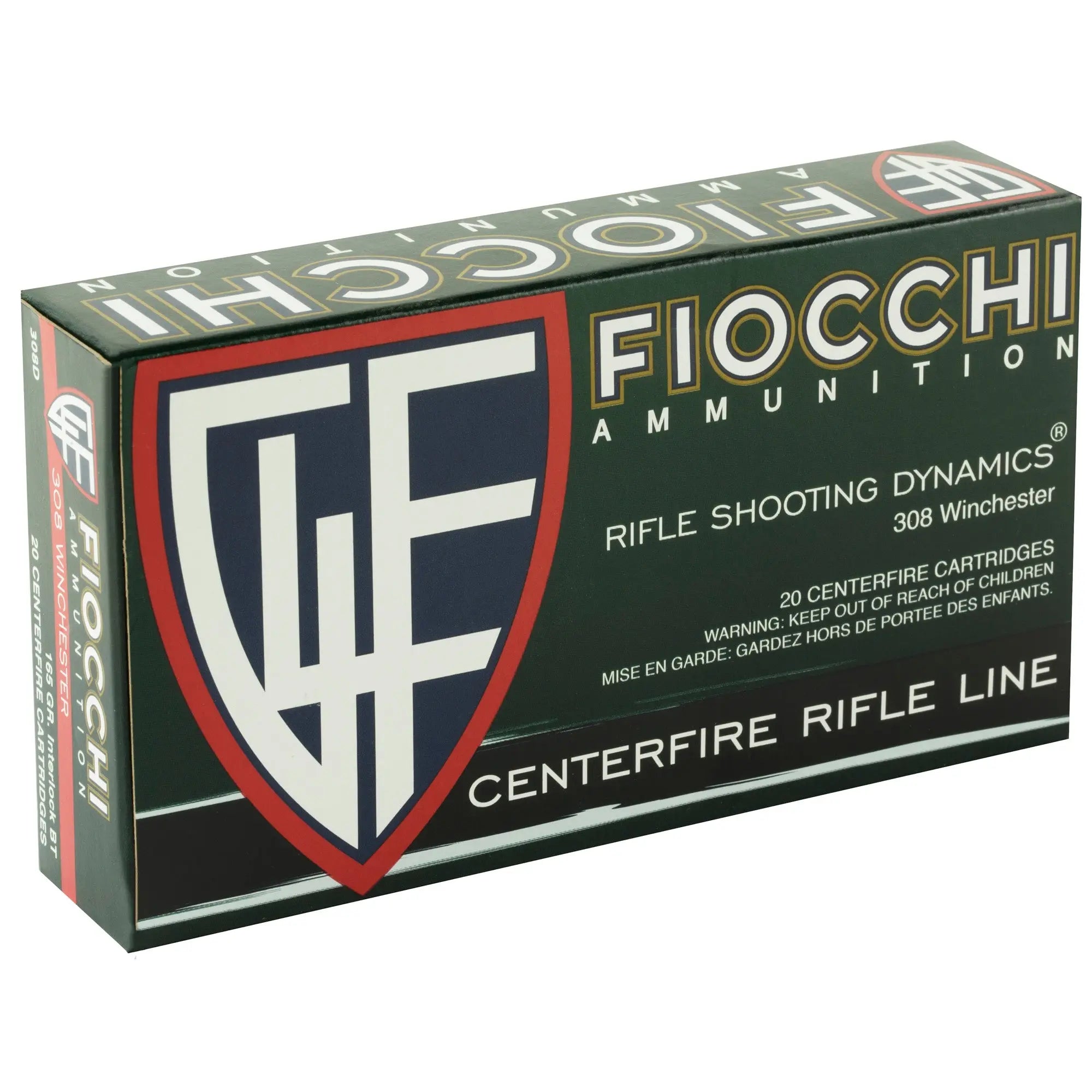 FIOCCHI 308WIN 165GR INT BTSP 20/200 - American Ordnance