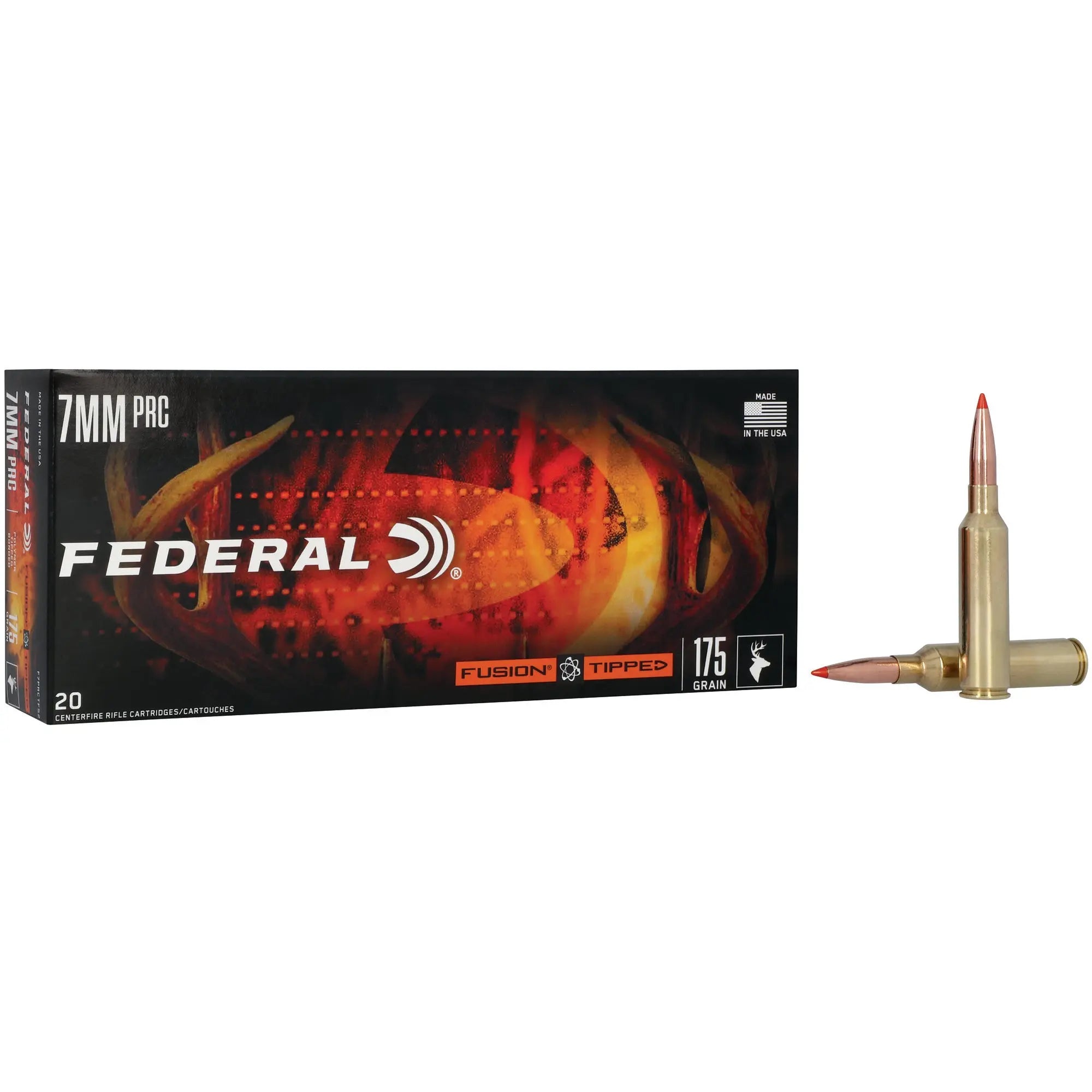 FUSION TIPPED 7MM PRC 175GR 20/200 - American Ordnance