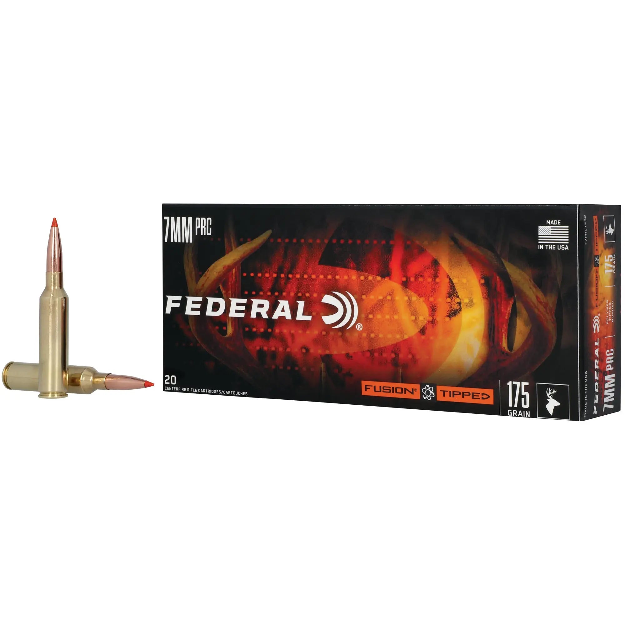 FUSION TIPPED 7MM PRC 175GR 20/200 - American Ordnance