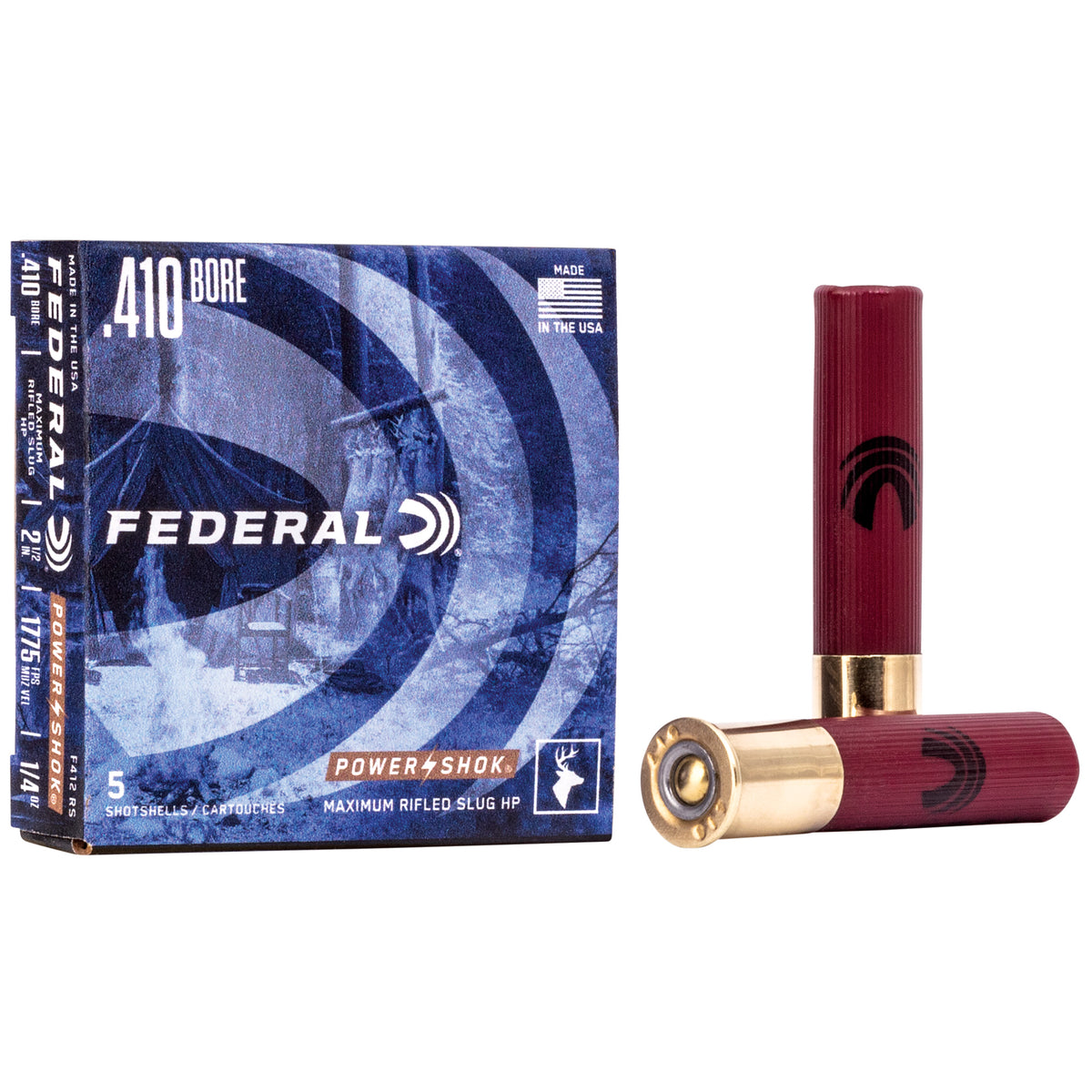 FEDERAL POWERSHOK 410GA 2.5 MX RFL SL 5RD