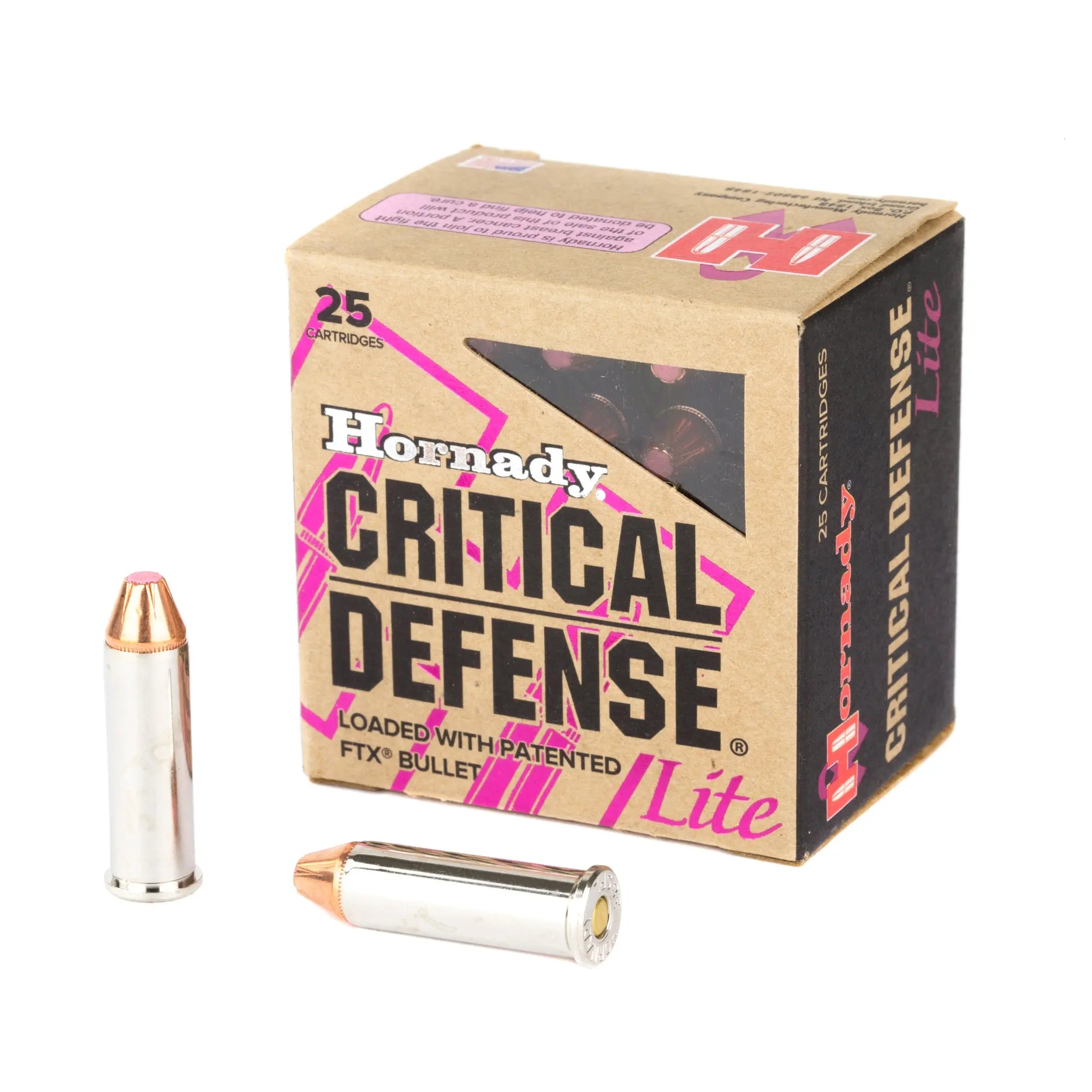 HRNDY CD 38SPL 90GR FTX LITE 25/250 - American Ordnance