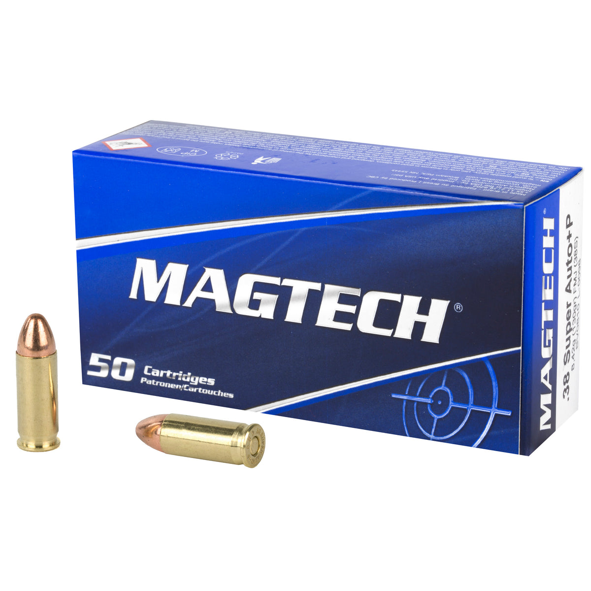 MAGTECH 38SUPER +P 130GR FMJ 50RD