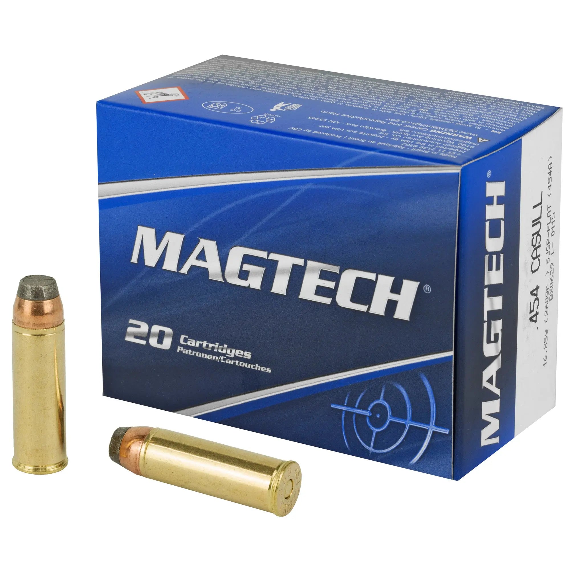 MAGTECH 454CASULL 260GR SJSP 20/1000 - American Ordnance