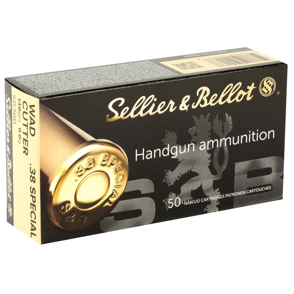 S&amp;B 38SPL 148GR WC 50/1200 - American Ordnance