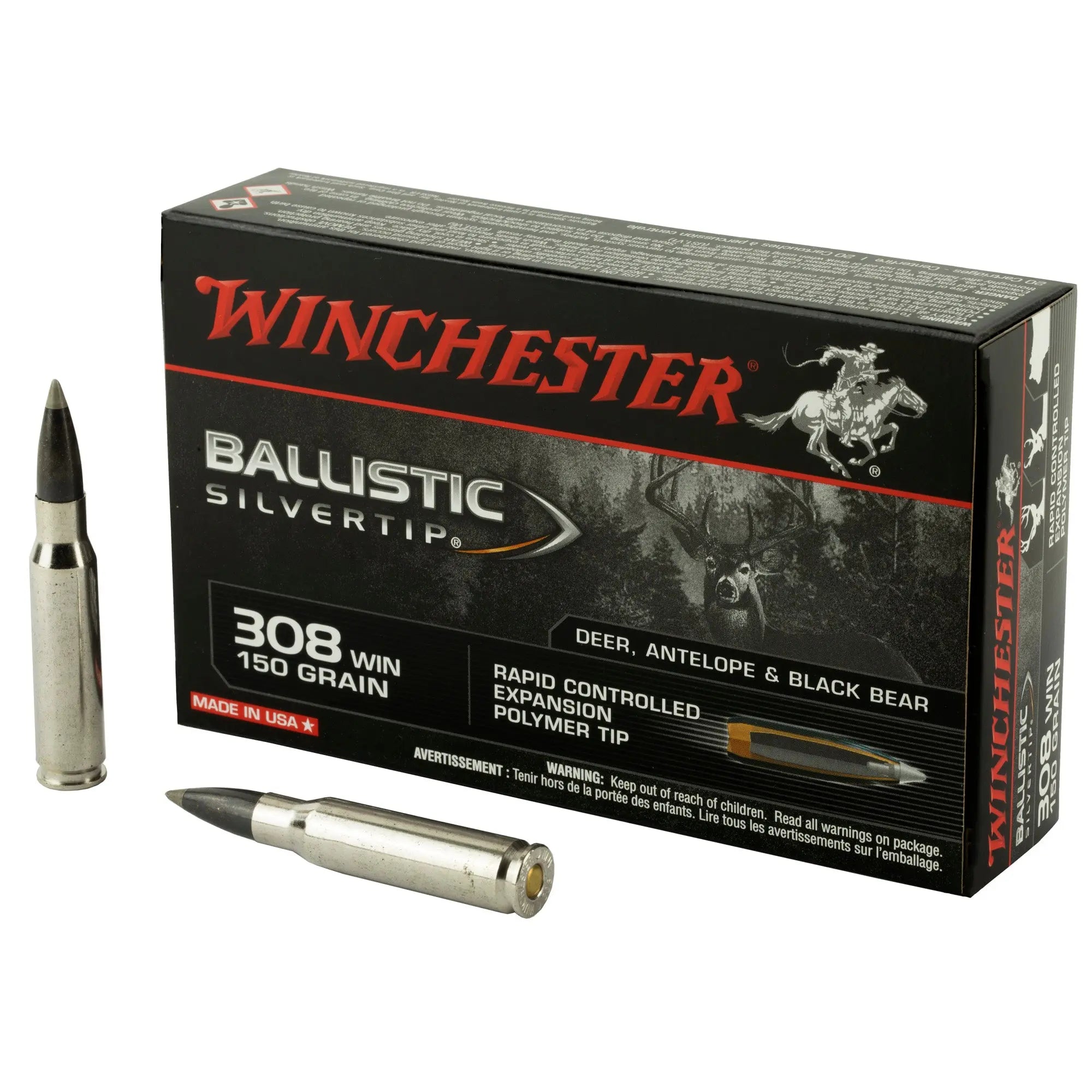 WIN BLSTC TIP 308WIN 150GR 20/200 - American Ordnance