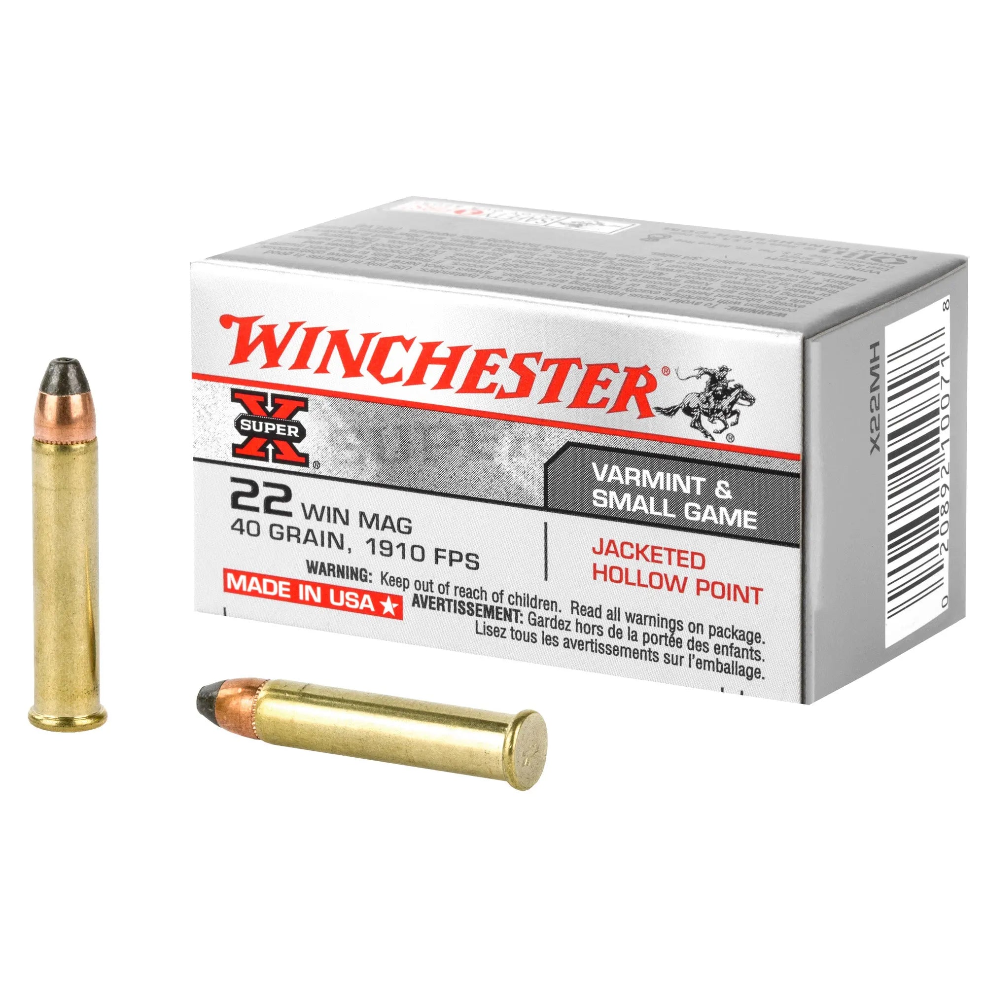 WIN SPRX 22WMR 40GR JHP 50/2000 - American Ordnance