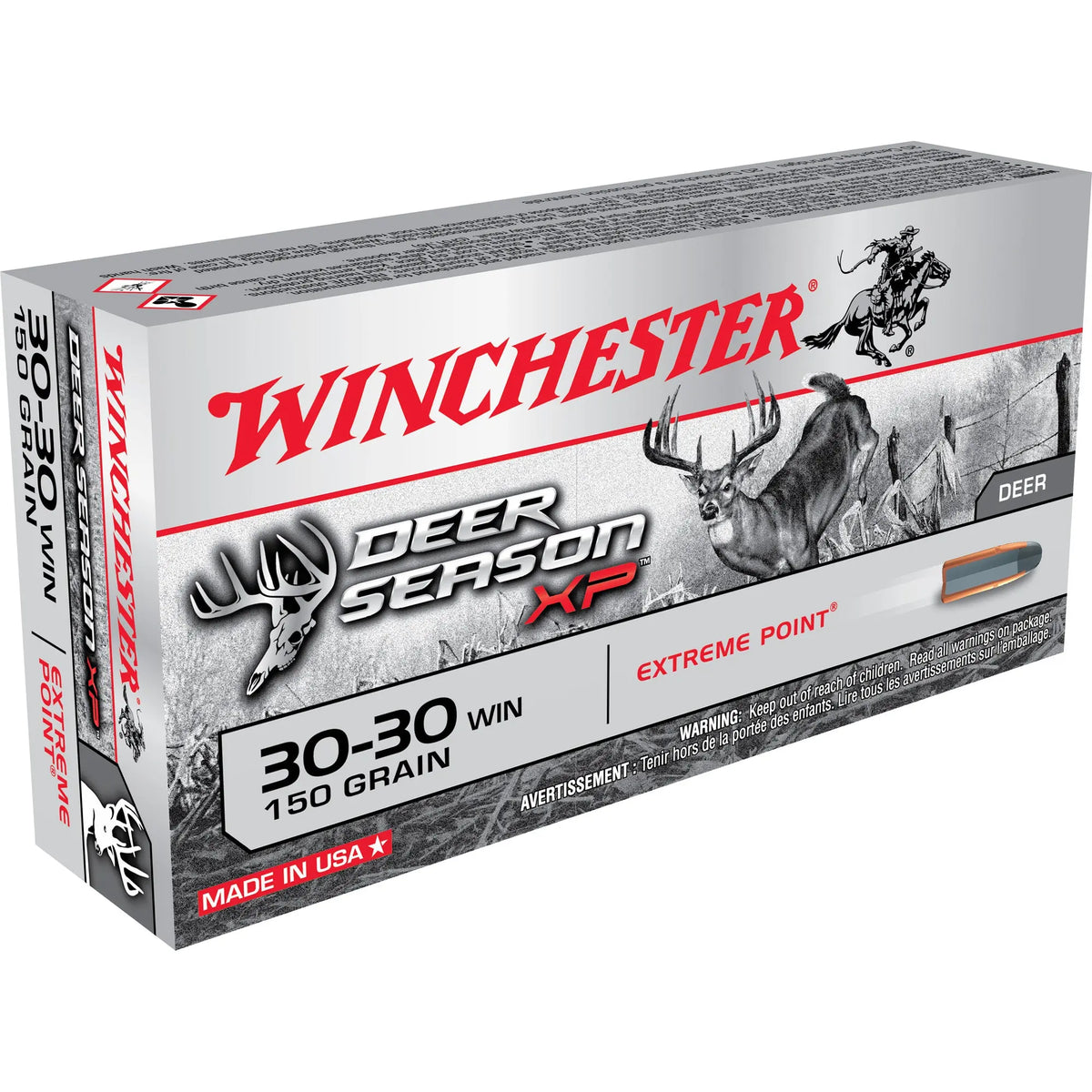 WIN DEER SEASN XP 30-30 150GR 20/200 - American Ordnance