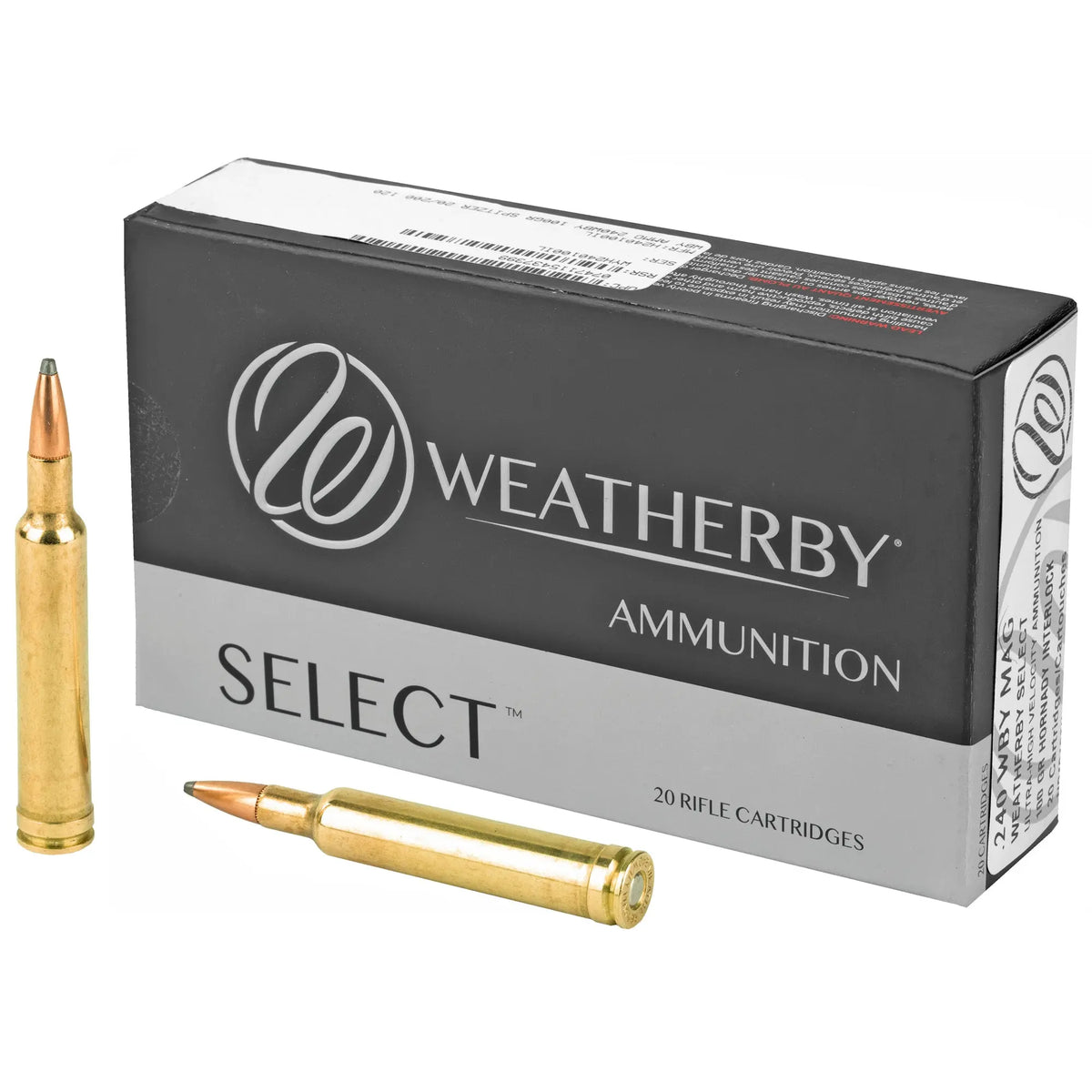 WBY AMMO 240WBY 100GR INTERLK 20/200 - American Ordnance