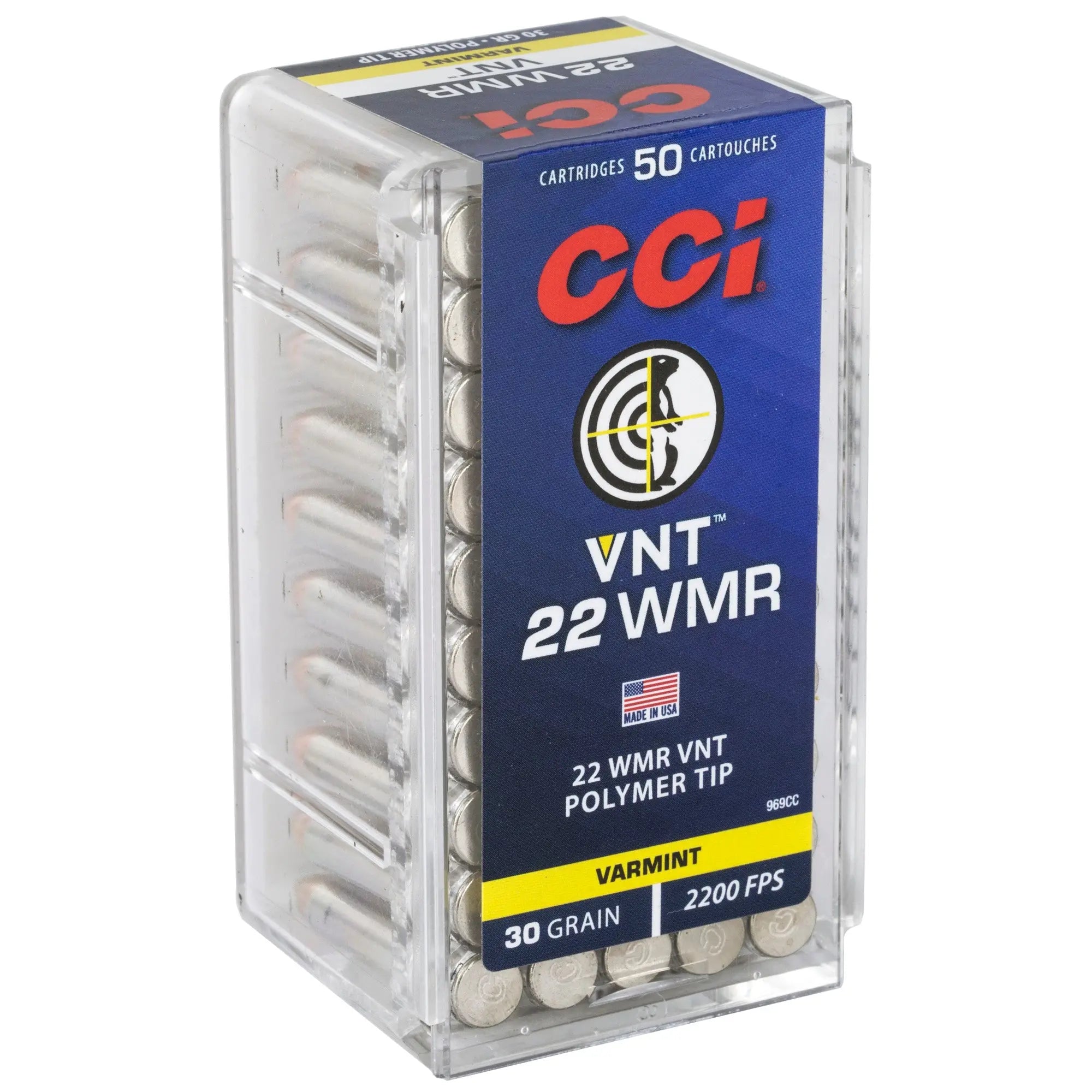 CCI 22WMR 30GR VARMINT TIP 50/2000 - American Ordnance