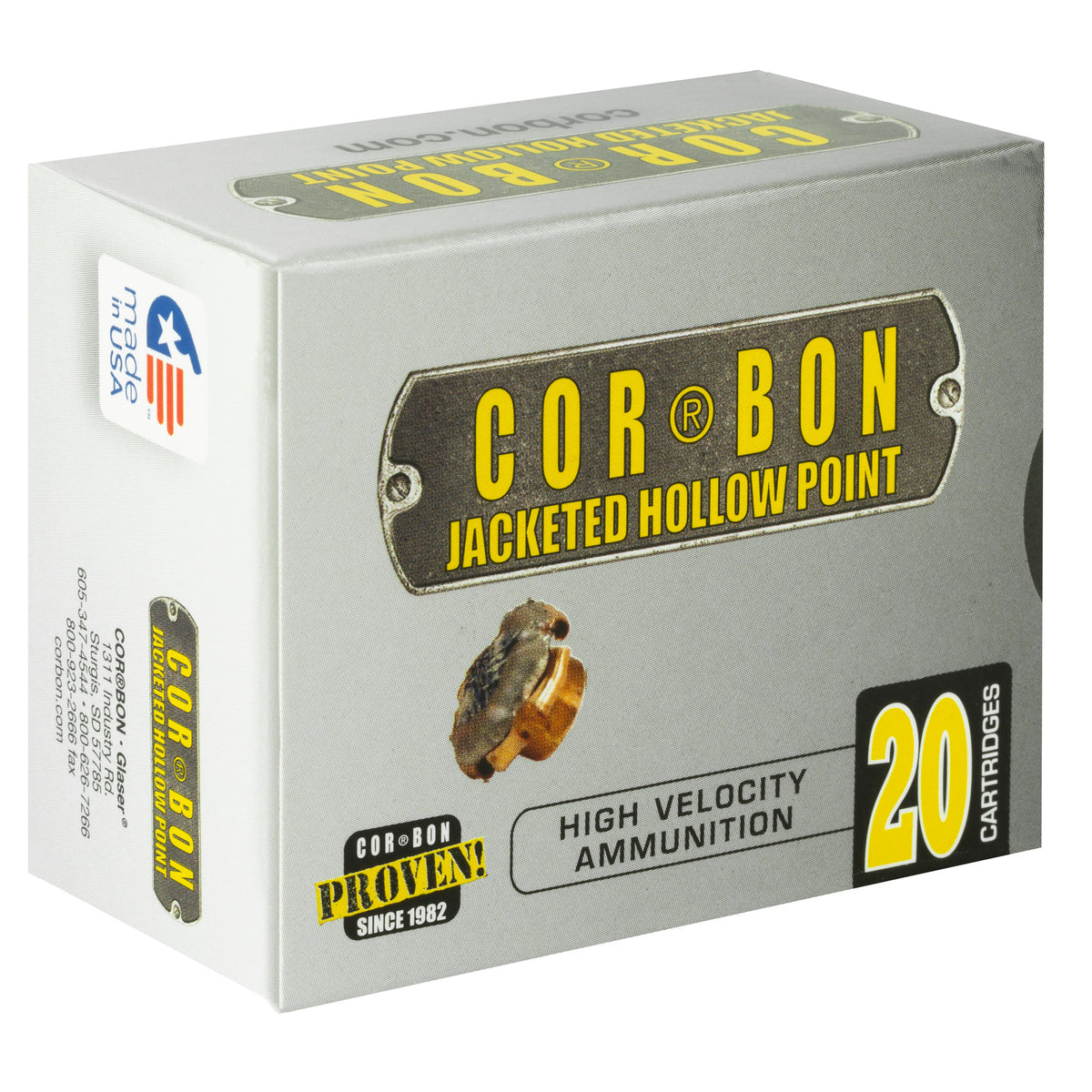 CORBON 38SPL+P 125GR JHP 20RD