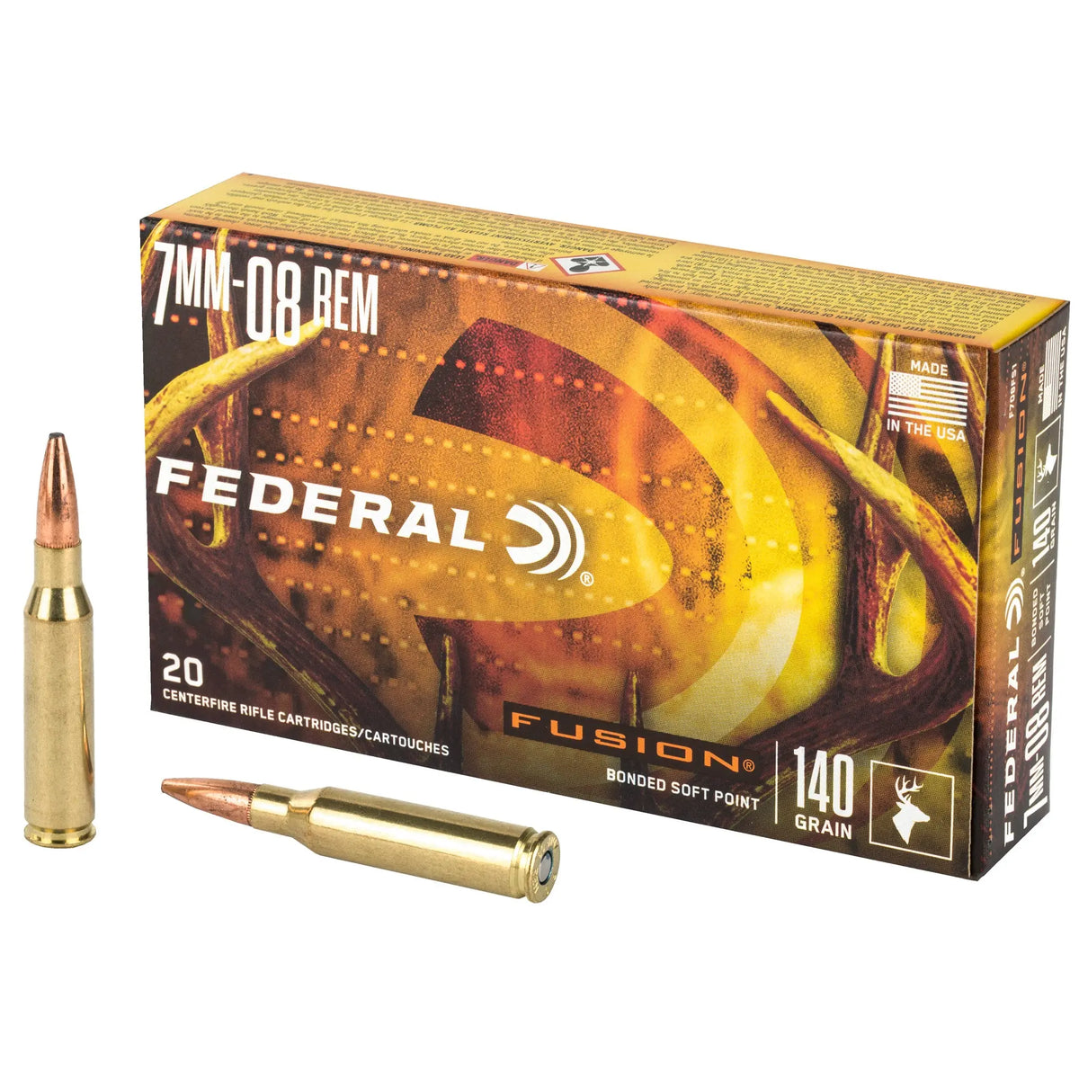 FUSION 7MM-08 140GR 20/200 - American Ordnance