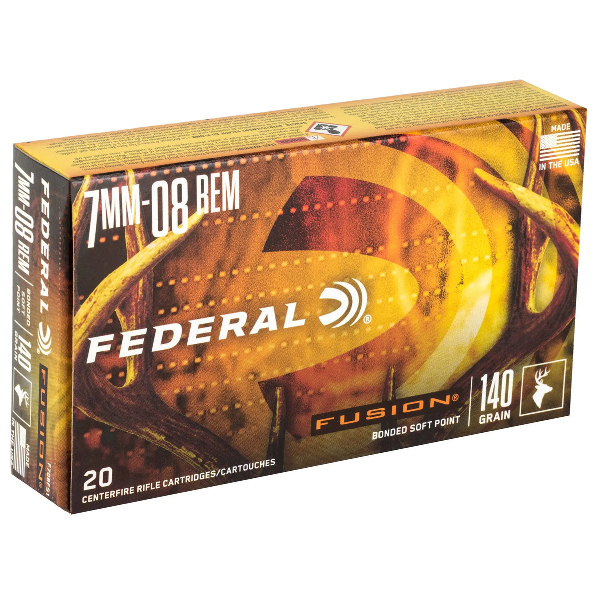 FUSION 7MM-08 140GR 20/200 - American Ordnance