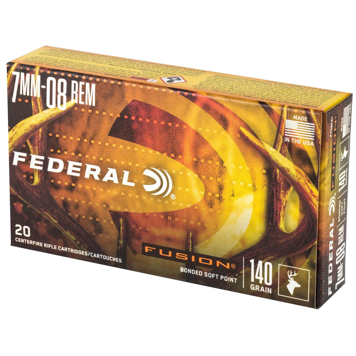 FUSION 7MM-08 140GR 20/200 - American Ordnance
