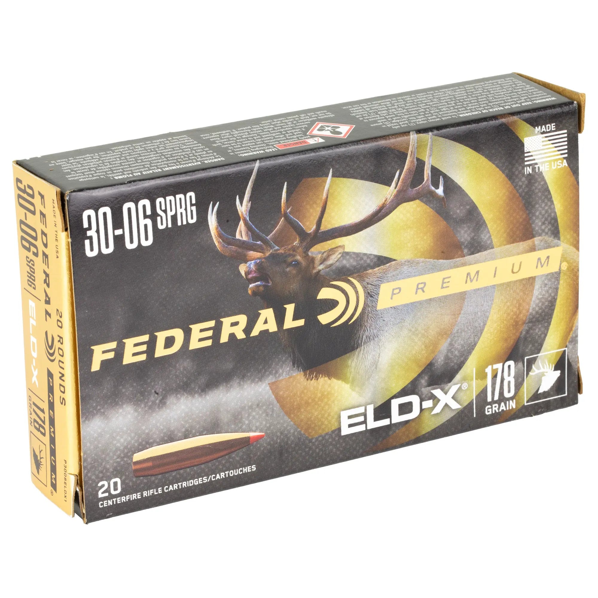 FED PREM 3006SPGFD 178GR ELDX 20/200 - American Ordnance