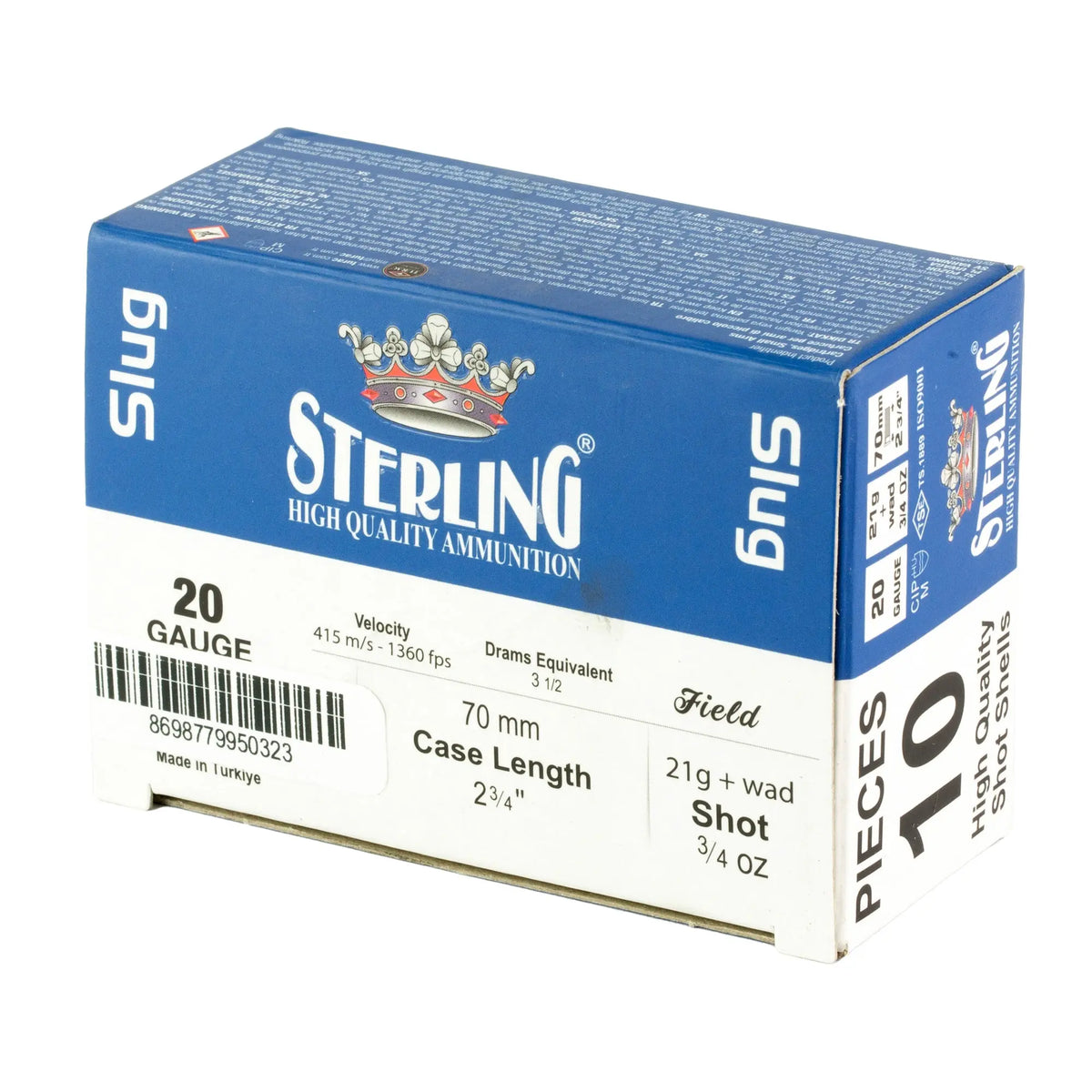 STERLING BIG GAME 20GA SLUG 10/200 - American Ordnance