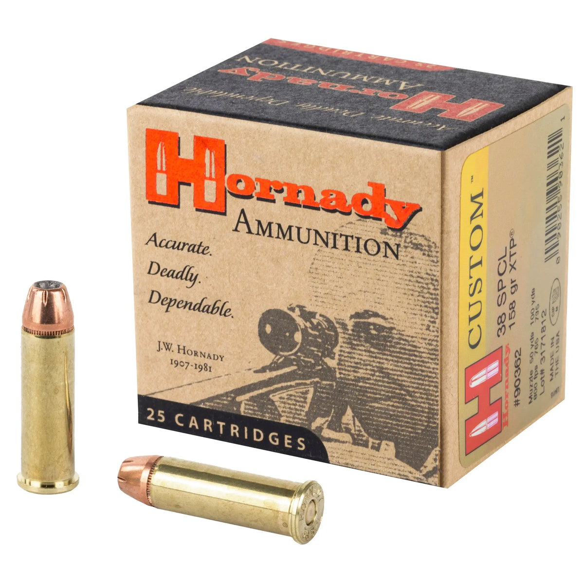 HRNDY 38SPL 158GR JHP/XTP 25/250 - American Ordnance