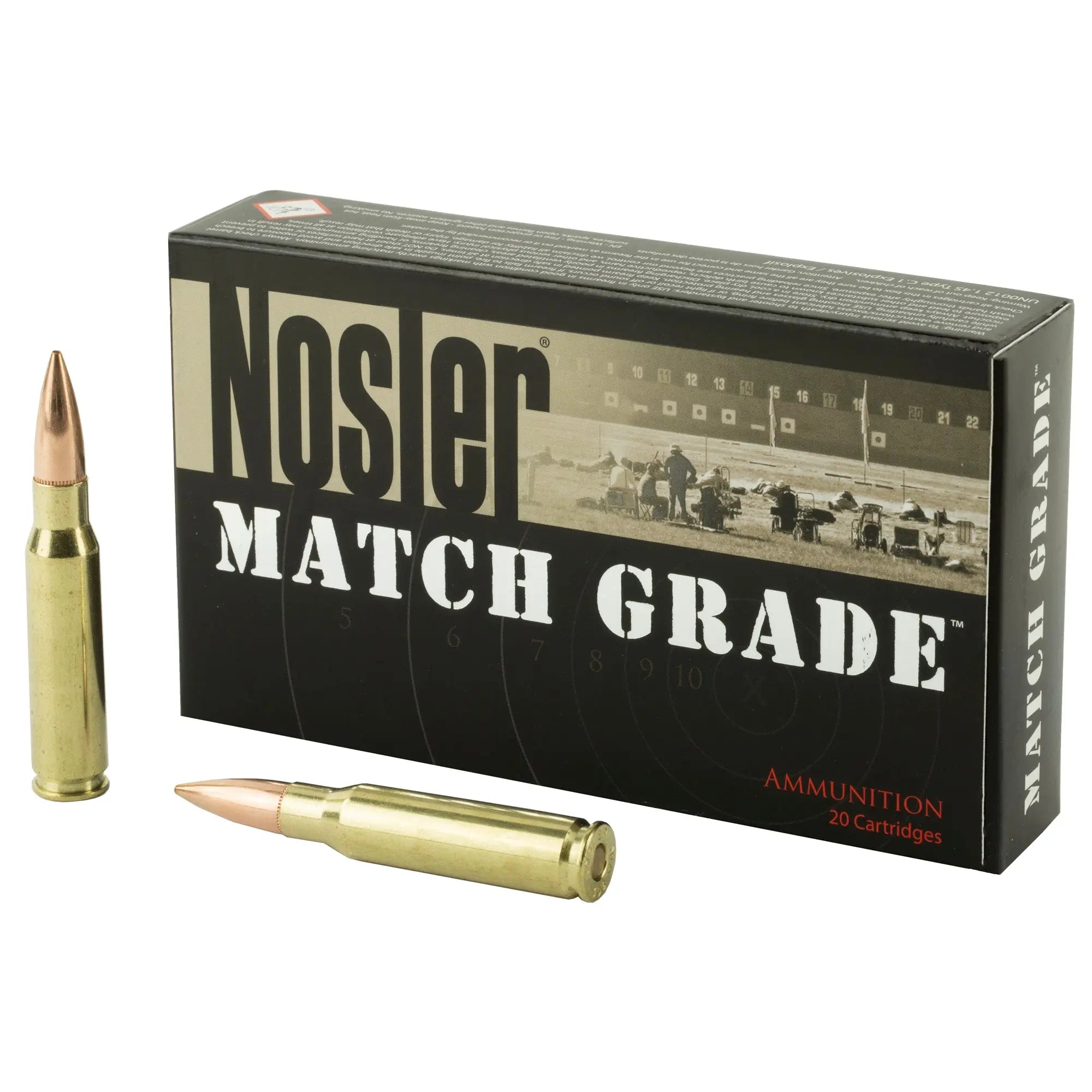 NOSLER 308WIN 168GR CC 20/200 - American Ordnance