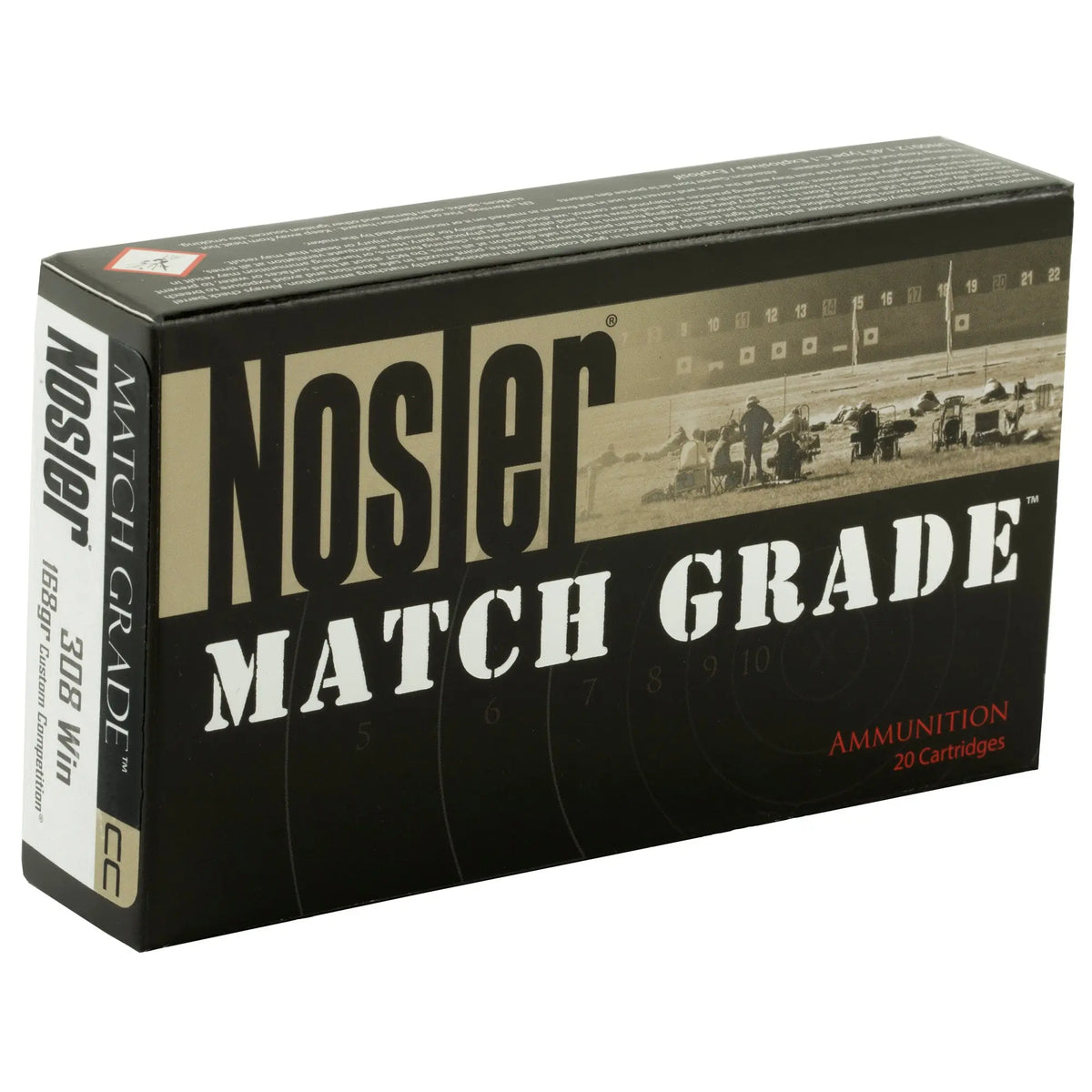 NOSLER 308WIN 168GR CC 20/200 - American Ordnance