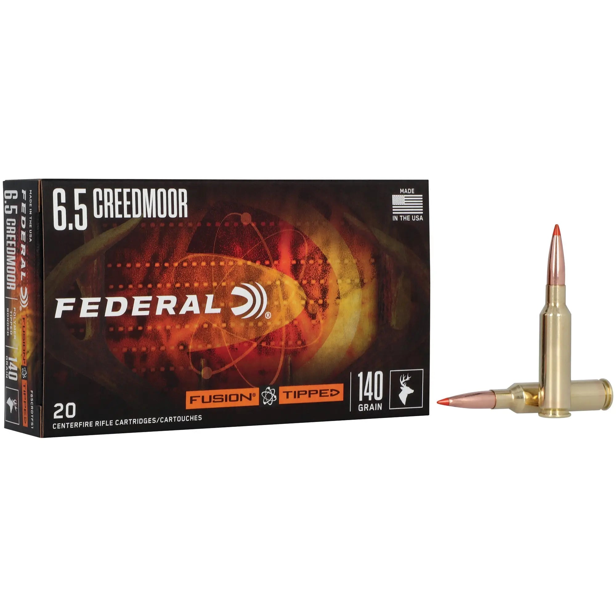 FUSION TIPPED 6.5CRD 140GR 20/200 - American Ordnance