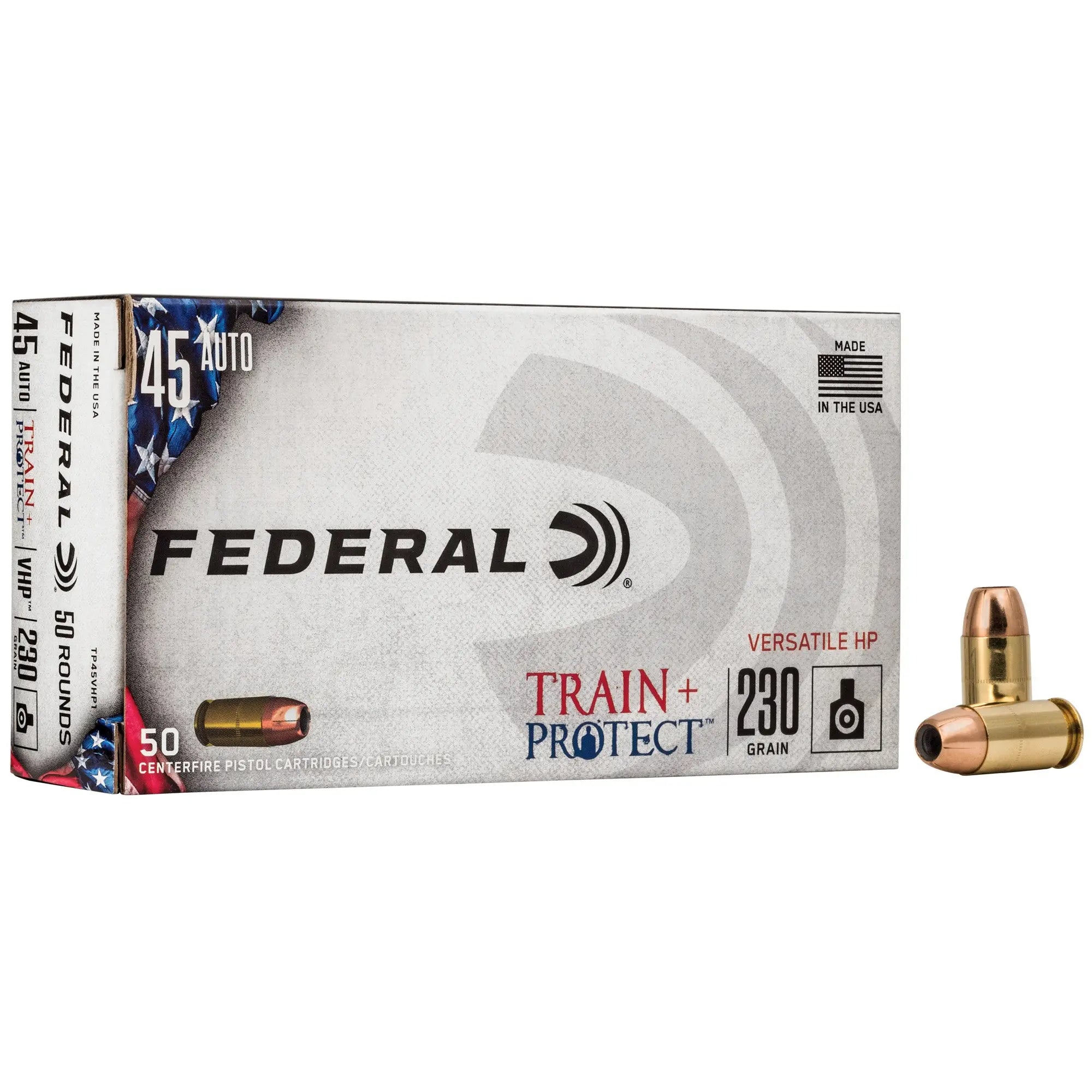 FED TRAIN/PROTCT 45ACP 230GR VHP 50 - American Ordnance