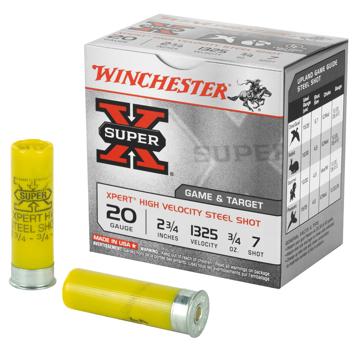 WINCHESTER XPERT TRGT 20GA 2.75&quot; #7 25RD