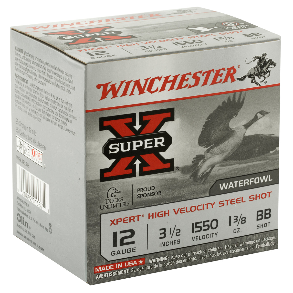 WINCHESTER XPERT HV 12GA 3.5&quot; #BB 25RD