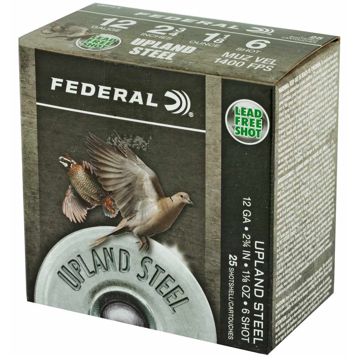 FEDERAL FLD/RANGE STEEL 12GA 2 3/4&quot; #6 25RD