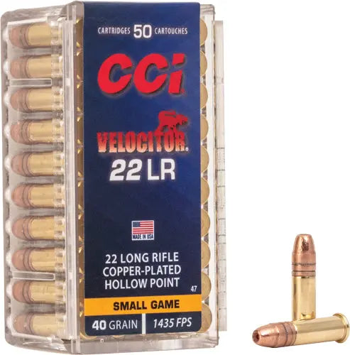 HP 1435FPS 50RD 100BX/CSCCI VELOCITOR 22LR 40GR PLATED - American Ordnance