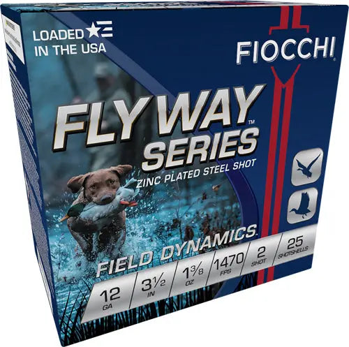 1-3/8OZ #2 1470FPS 25RD 10BX/CFIOCCHI FLYWAY 12GA 3.5&quot; - American Ordnance