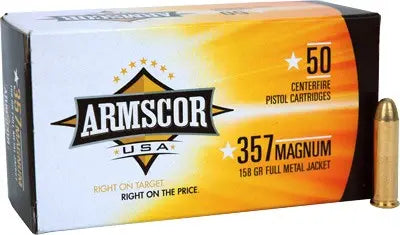 50RD 20BX/CSARMSCOR 357 MAG 158GR FMJ - American Ordnance