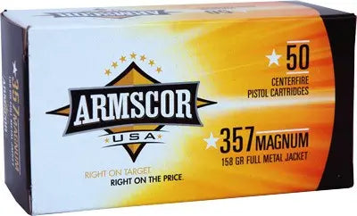 50RD 20BX/CSARMSCOR 357 MAG 158GR FMJ - American Ordnance