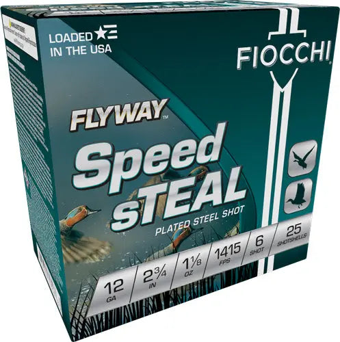 1-1/8OZ #6 1415FPS 25RD 10BX/CFIOCCHI FLYWAY 12GA 2.75" - American Ordnance