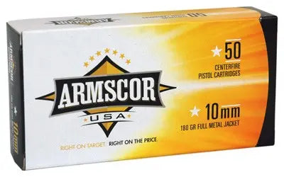 50RD 20BX/CS MADE IN USAARMSCOR 10MM 180GR FMJ - American Ordnance