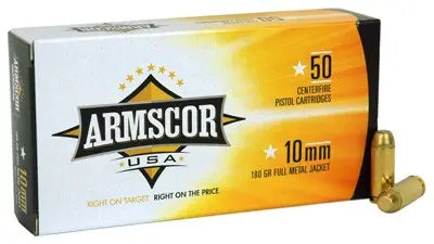 50RD 20BX/CS MADE IN USAARMSCOR 10MM 180GR FMJ - American Ordnance