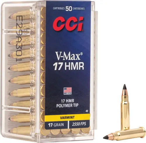 50RD 40BX/CSCCI V-MAX 17HMR 17GR 2550FPS - American Ordnance