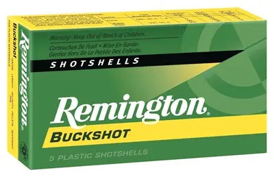 #3 BUCK 20 PELLETS 5RD 50BX/CSREMINGTON BUCKSHOT 20GA 2.75&quot; - American Ordnance