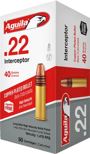 LEAD-RN 1000RD CASE LOTAGUILA INTERCEPTOR 22LR 40GR - American Ordnance