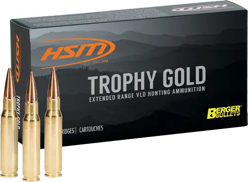 95GR BERGER VLD 20RD 20BX/CSHSM TROPHY GOLD 240 WBY MAGNUM - American Ordnance